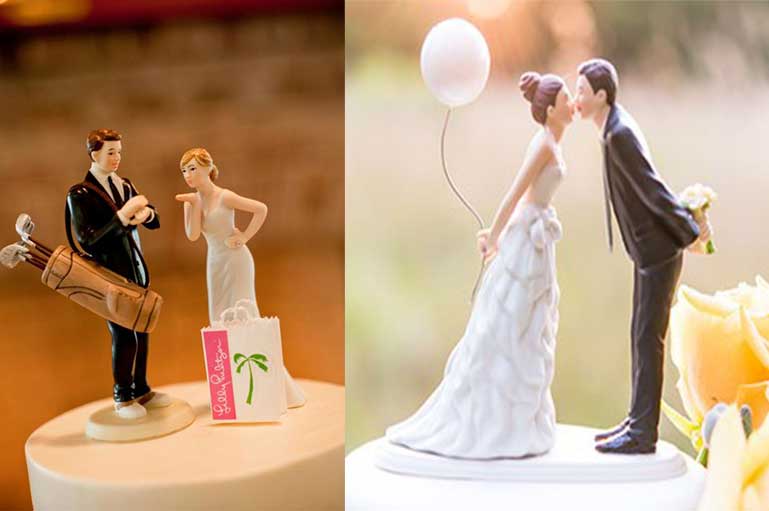Crown your Wedding Cake in Style with these Extravagant Cake Toppers